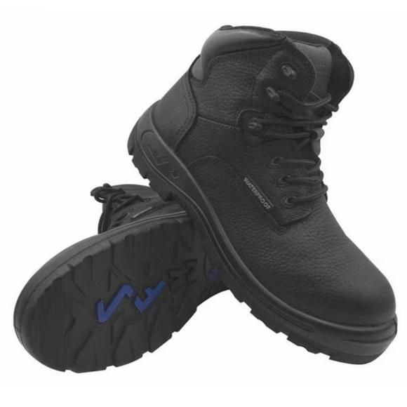 ⭐️40% Off⭐️ S. Fellas Genuine Grip Poseidon Men's Work Boots in Black - Picture 2 of 16